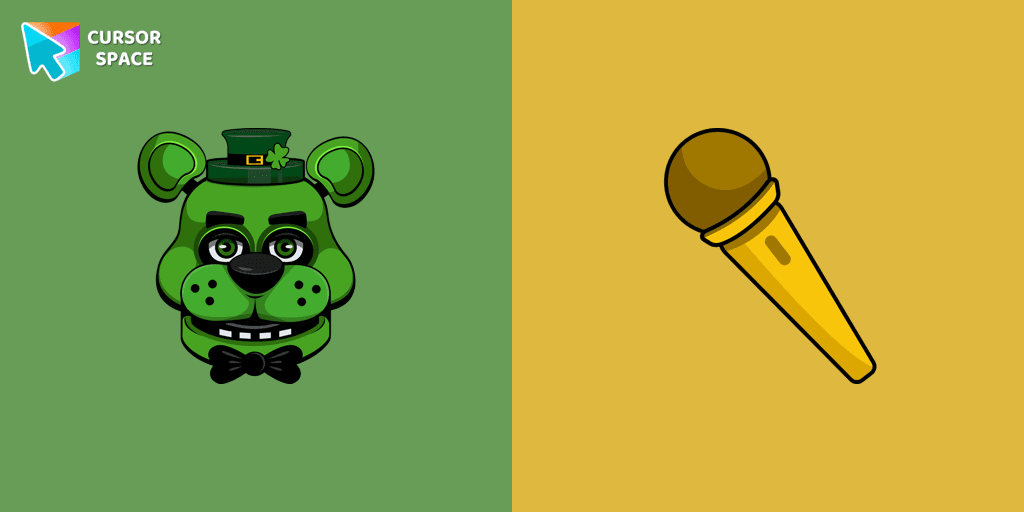 Shamrock Freddy cursor cursor pack